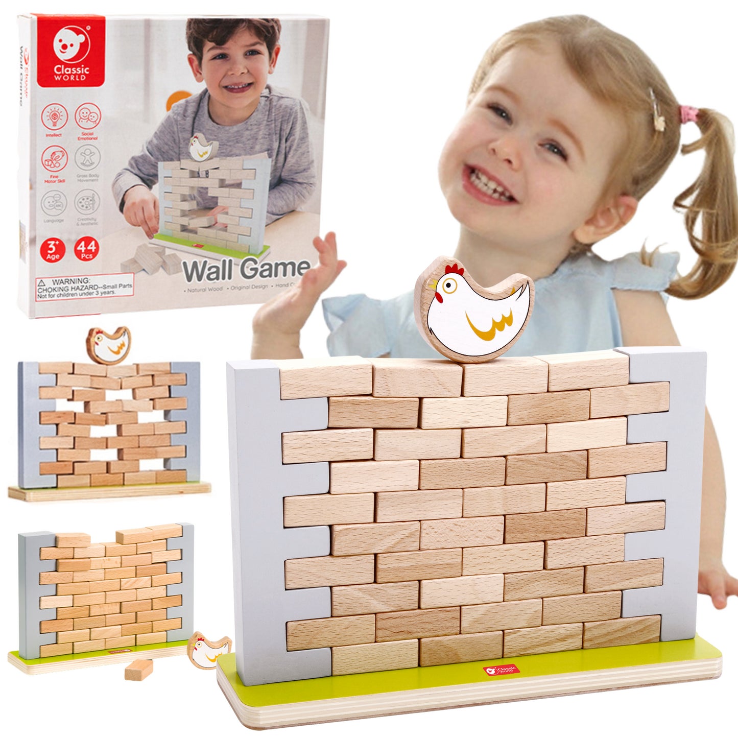 CLASSIC WORLD Falling Hen Arcade stalo žaidimas – vaizdas 2