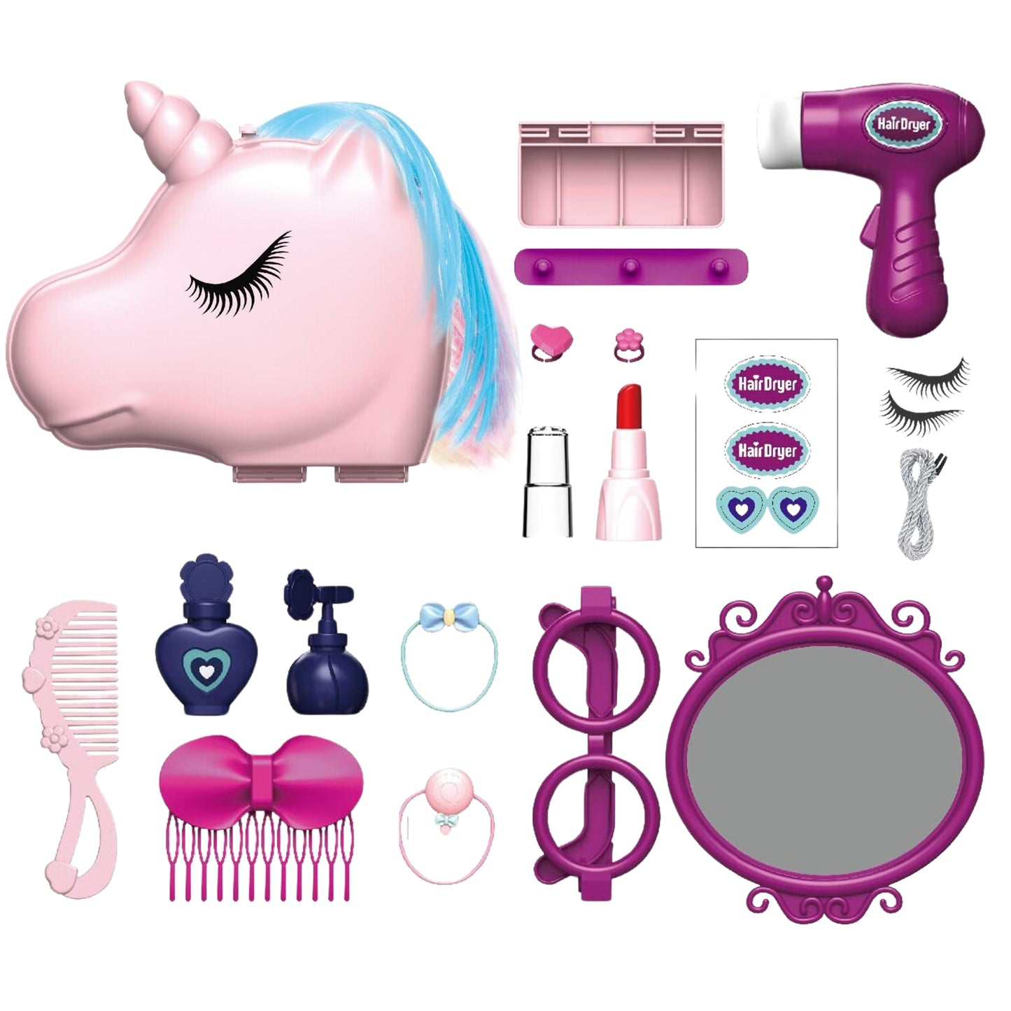 VIGA Baltas medinis tualetinis staliukas detalių vaizdas – vaizdas 9