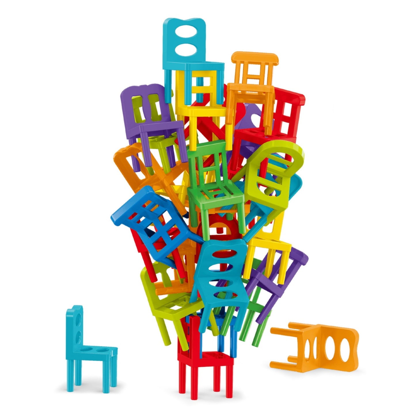 WOOPIE Balansavimo vikrumo žaidimas – kėdutės, 36 detalės – vaizdas 6