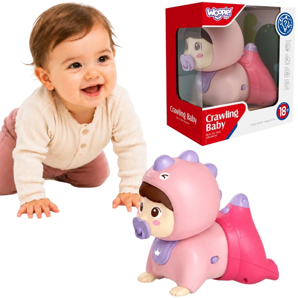 WOOPIE BABY Šliaužiantis Kūdikis su Šviesos ir Muzikos Efektais