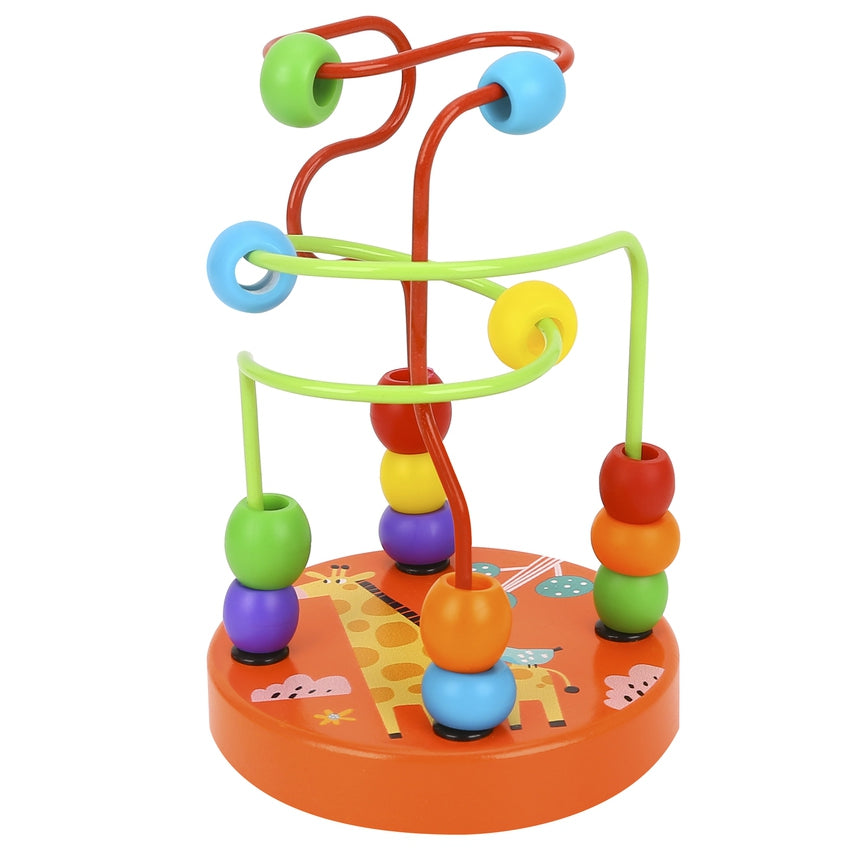 TOOKY TOY Medinė edukacinė motorikos kilpa Labirintas – vaizdas 5