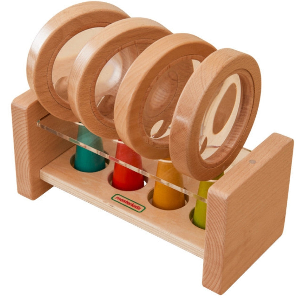 MASTERKIDZ Medinių Lupos Rinkinys su Stoveliu 4 vnt.