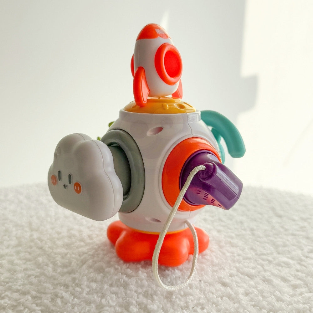 WOOPIE BABY Kosminė raketa kamuolys 6in1 Montessori 18m+