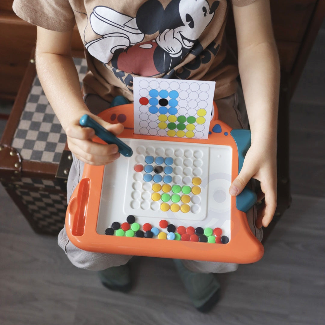 WOOPIE MagPad Dinozauras magnetinė lenta Montessori vaikams – vaizdas 3