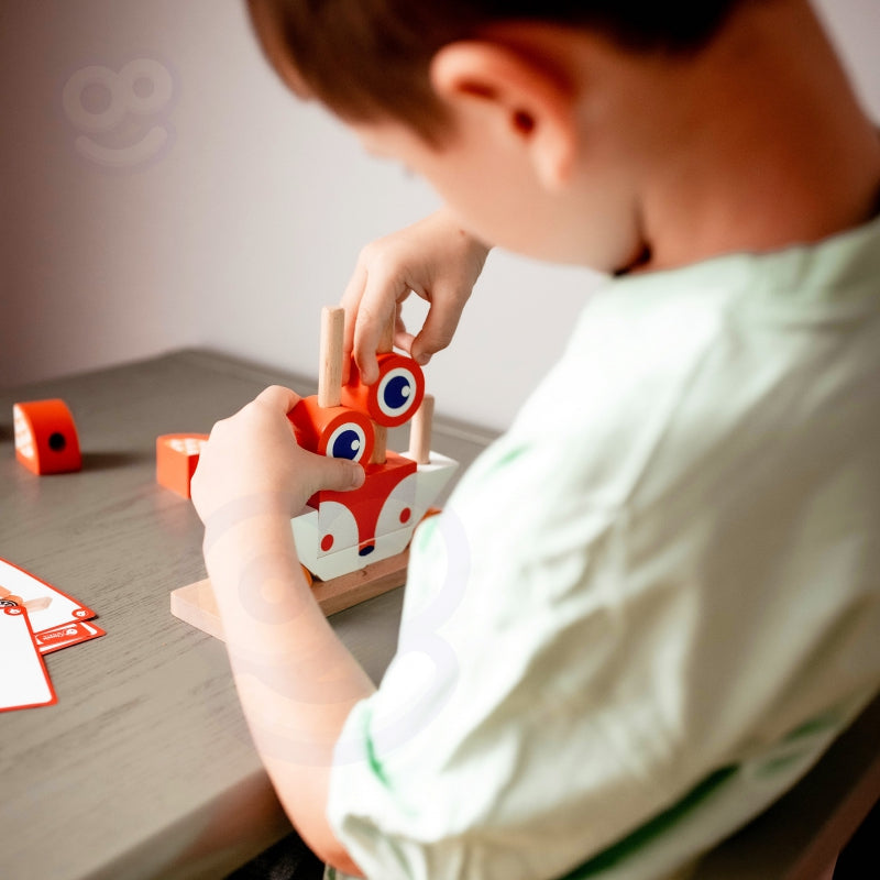 Classic World kūrybiniai mediniai 3D erdviniai blokai – vaizdas 3