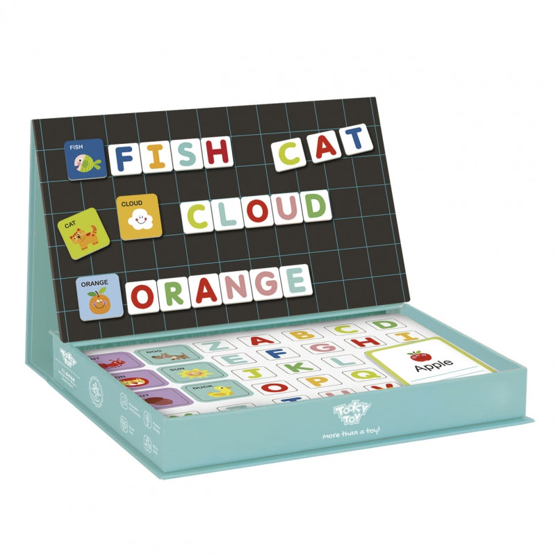 TOOKY TOY dėlionė Montessori abėcėlės dėlionė vaikams, 151 vnt.