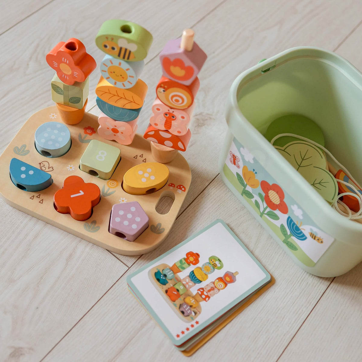 TOOKY TOY Magic Garden 5in1 Montessori lavinamoji dėžė