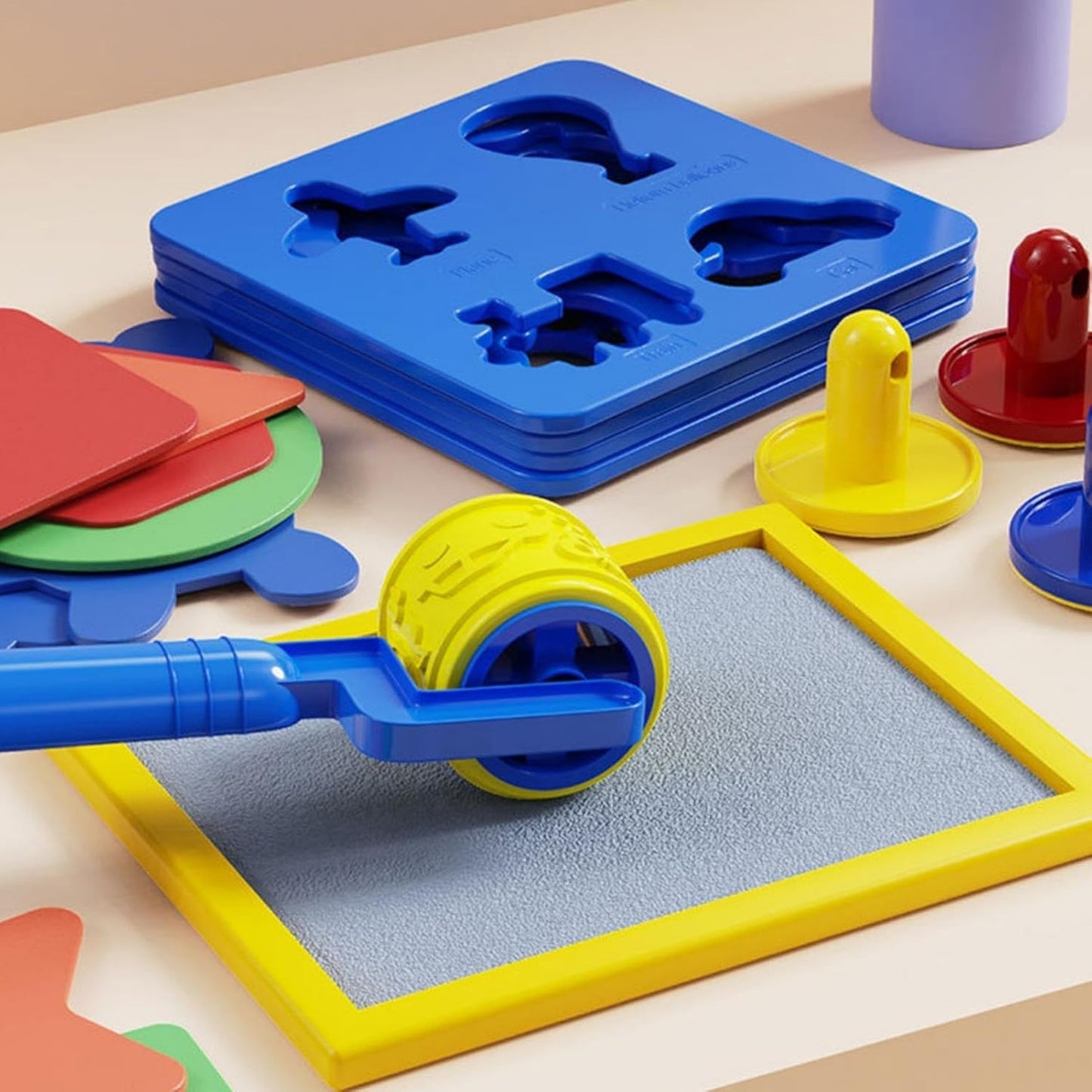 WOOPIE XXL Vandens Piešimo Kilimėlis 100x80cm Fėjos Rožinis