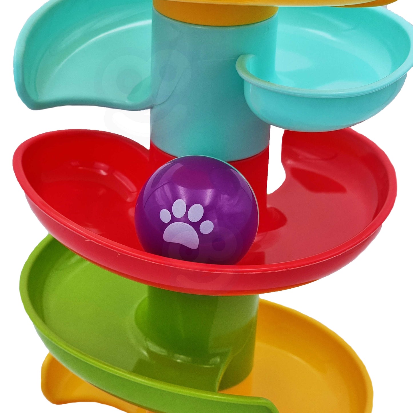 WOOPIE BABY Spiralinis kamuoliukų takelis (Kulodromas) su 2 kamuoliukais – vaizdas 4