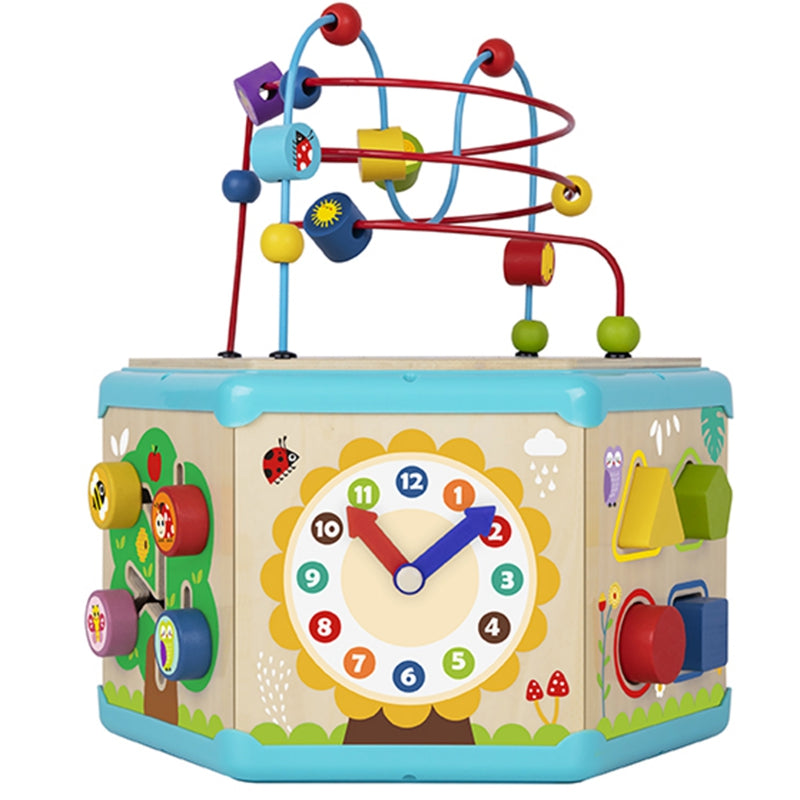 TOOKY TOY Interaktyvi Montessori medinė dėlionė