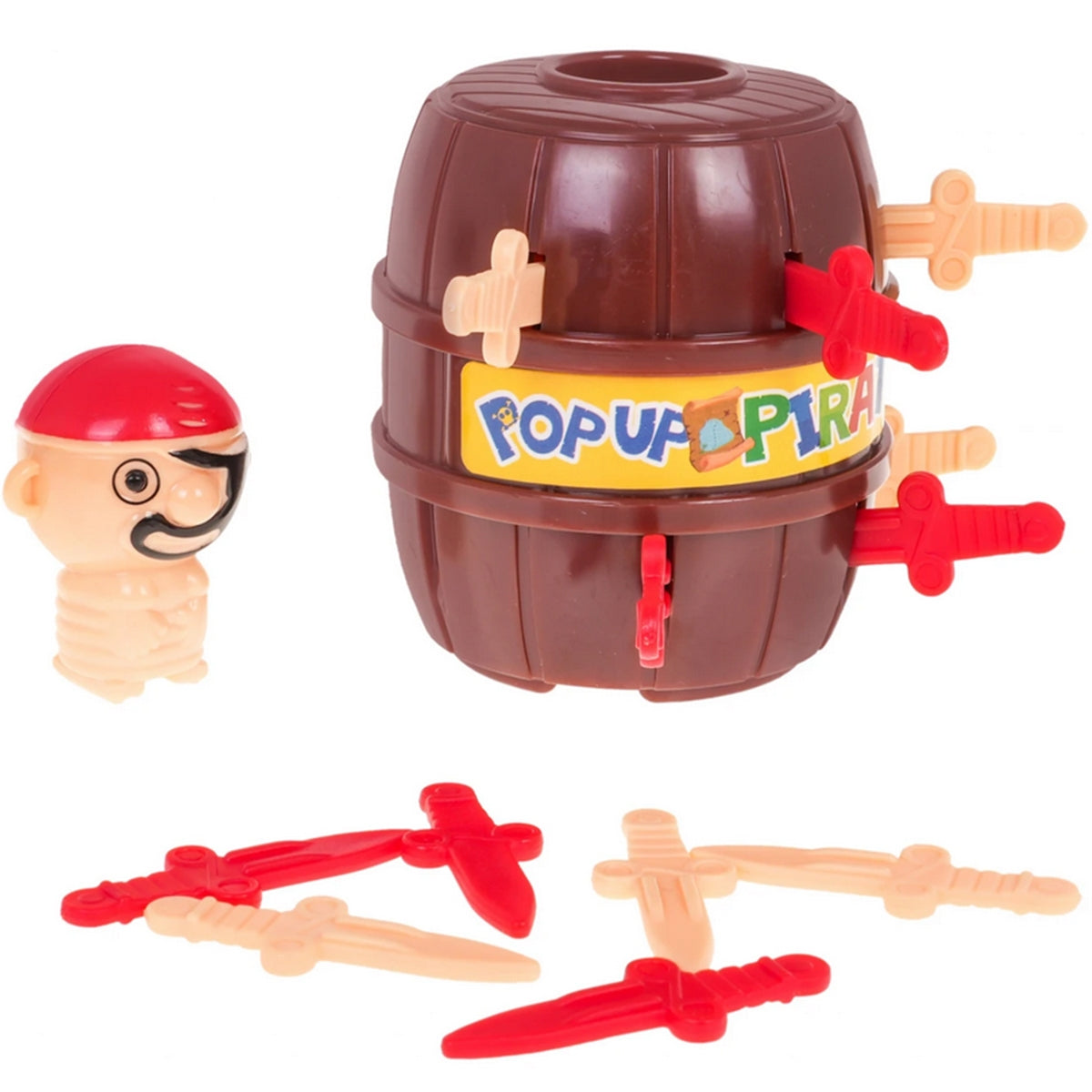 WOOPIE Miklumo žaidimas „Pašėlęs iššokantis piratas statinaitėje“, piratas iššokantis iš statinaitės – vaizdas 2