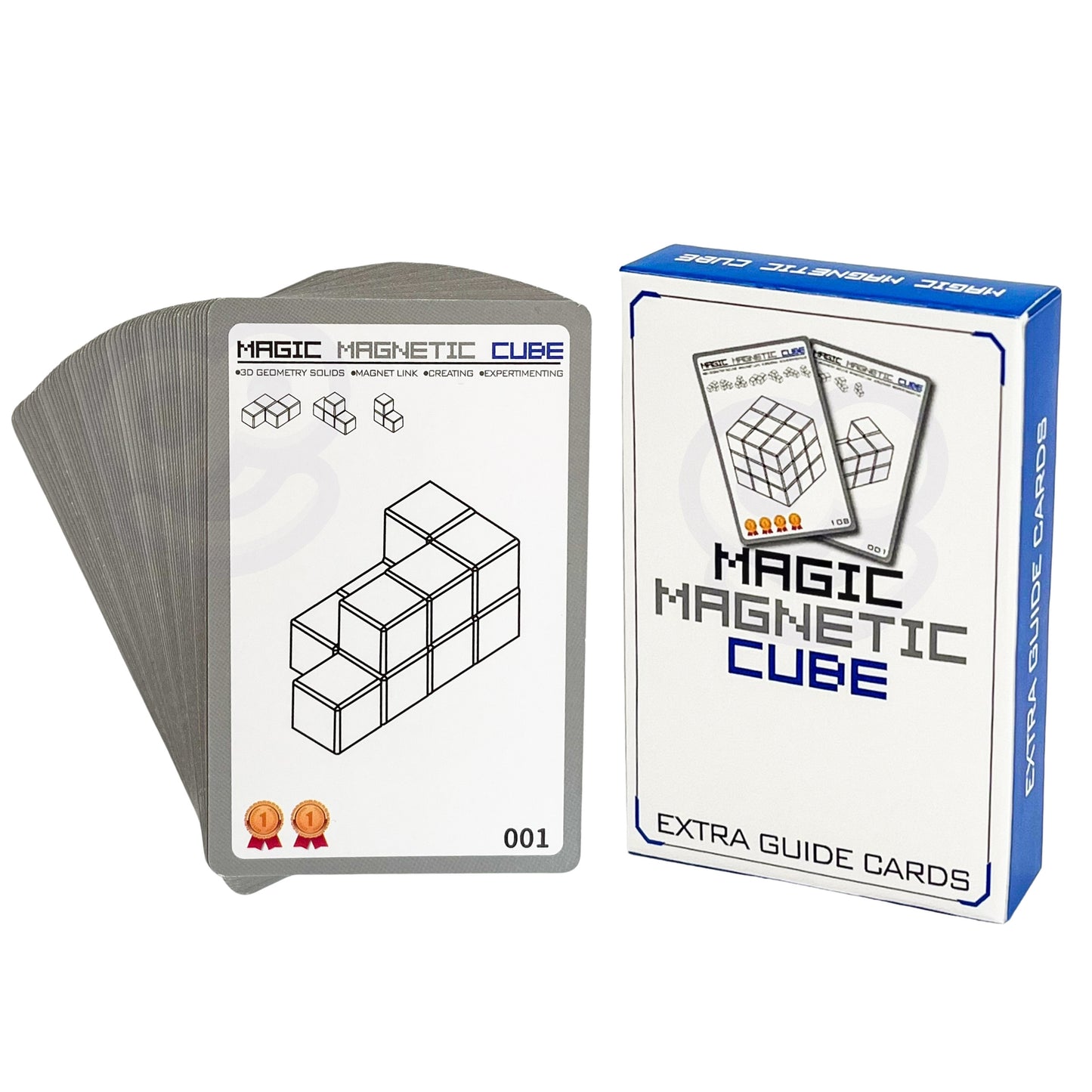 WOOPIE Tetris 3D Kubų Dėlionė su Kortelių Rinkiniu 54 vnt.