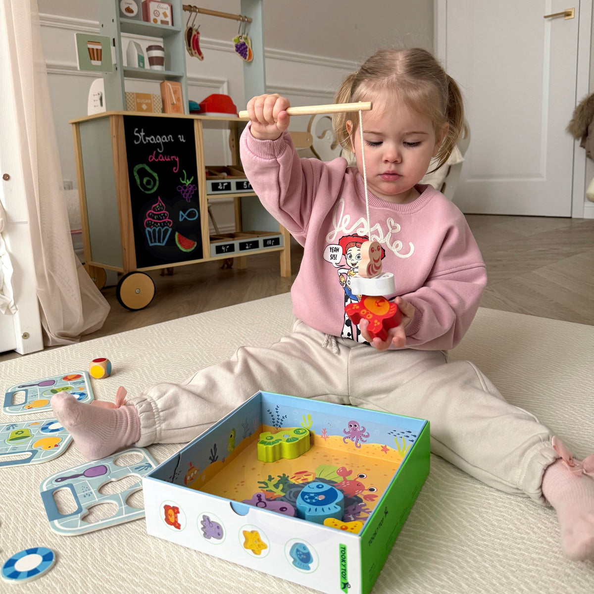 TOOKY TOY Žvejybos žaidimas – magnetinis vandenyno nuotykis