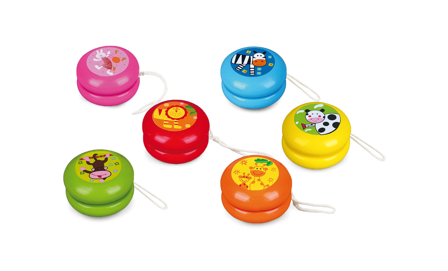 VIGA medinis Jojo su gyvūnų motyvais, skirtas motorikai lavinti – vaizdas 3