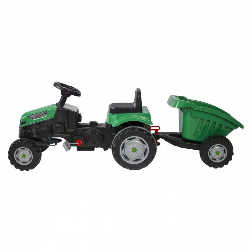 WOOPIE Farmer GoTrac MAXI Pedalinis Traktorius su Priekaba