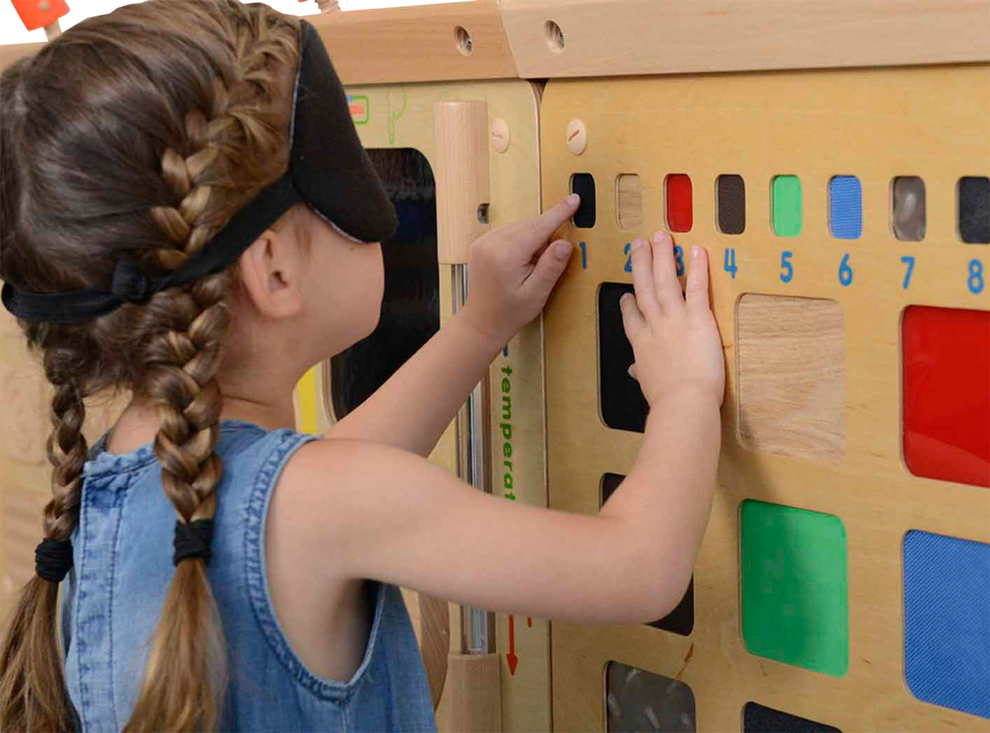 MASTERKIDZ Mokomoji lenta medžiagų faktūrų atpažinimui, lytėjimo pojūtis – vaizdas 5