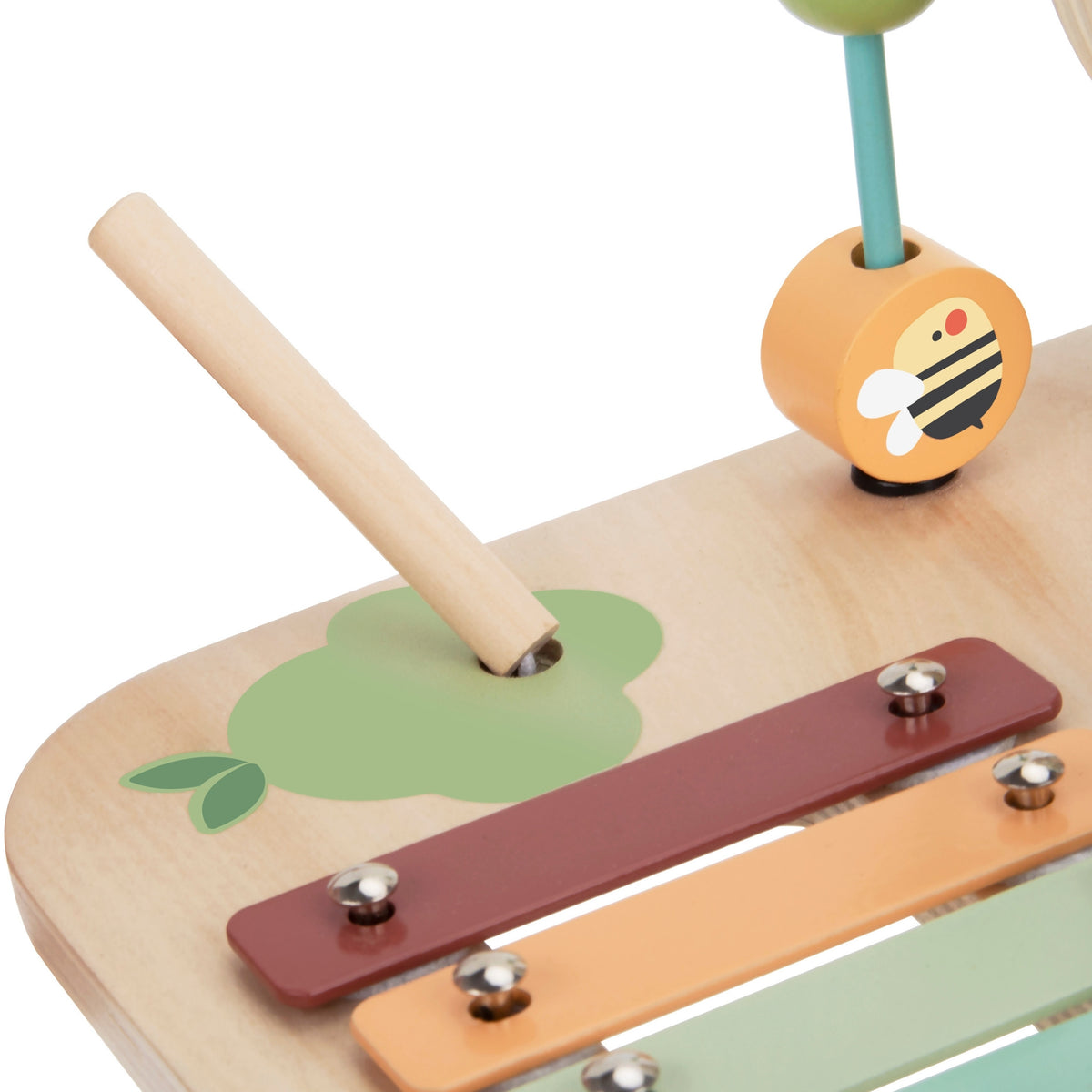 WOOPIE GREEN Medinis Edukacinis Muzikinis Stalas 5in1