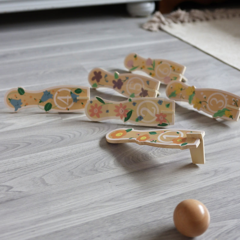 CLASSIC WORLD medinis boulingo žaidimas vaikams 6 vnt + Kamuolys – vaizdas 4