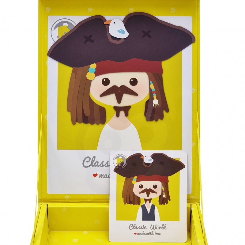 CLASSIC WORLD Magnetinis galvosūkis Fashion Photos Boys 32 vnt – vaizdas 2