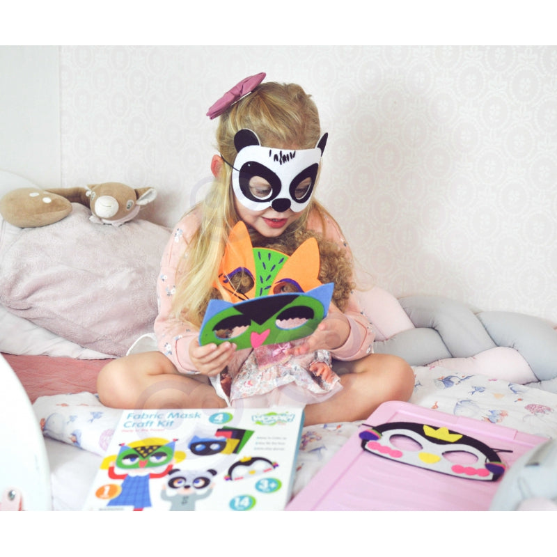 WOOPIE ART&FUN kūrybinis rinkinys veido kaukės, 4 vnt.