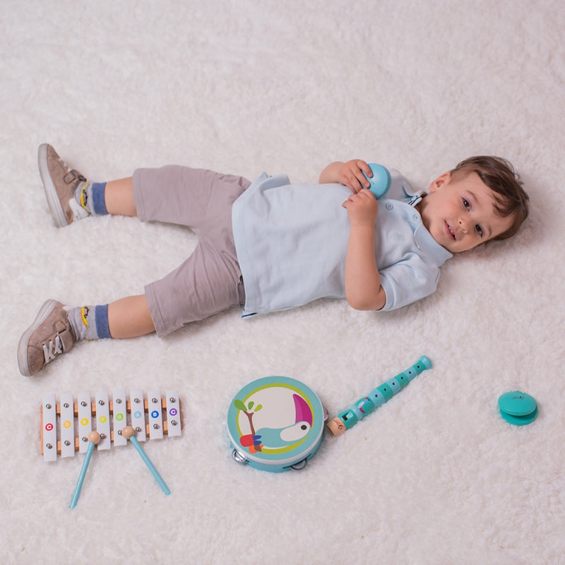 CLASSIC WORLD medinis muzikinis rinkinys vaikams cimbolai 7 vnt – vaizdas 2