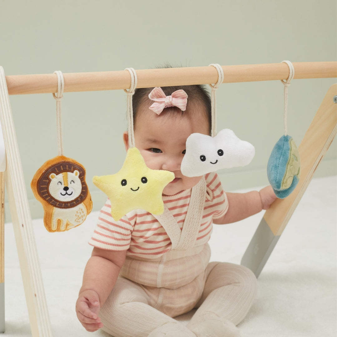 VIGA PolarB Lavinamasis medinis stovas kūdikiams (Baby Gym) – vaizdas 6