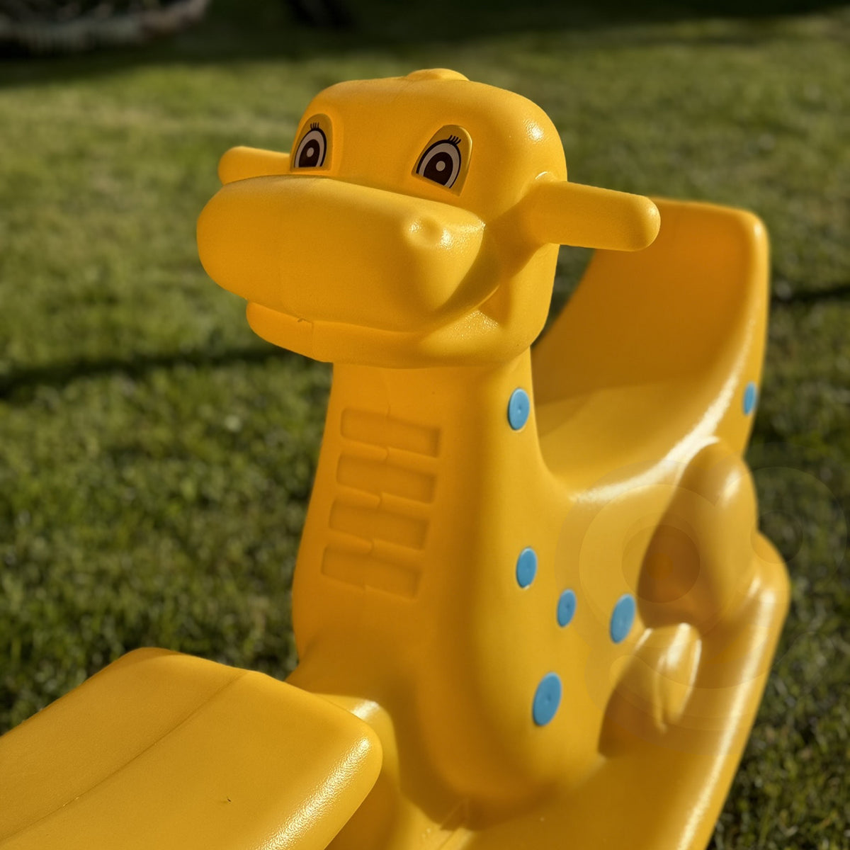 WOOPIE Dino Sūpynės-Suoliukas Keliems Vaikams, Geltonos