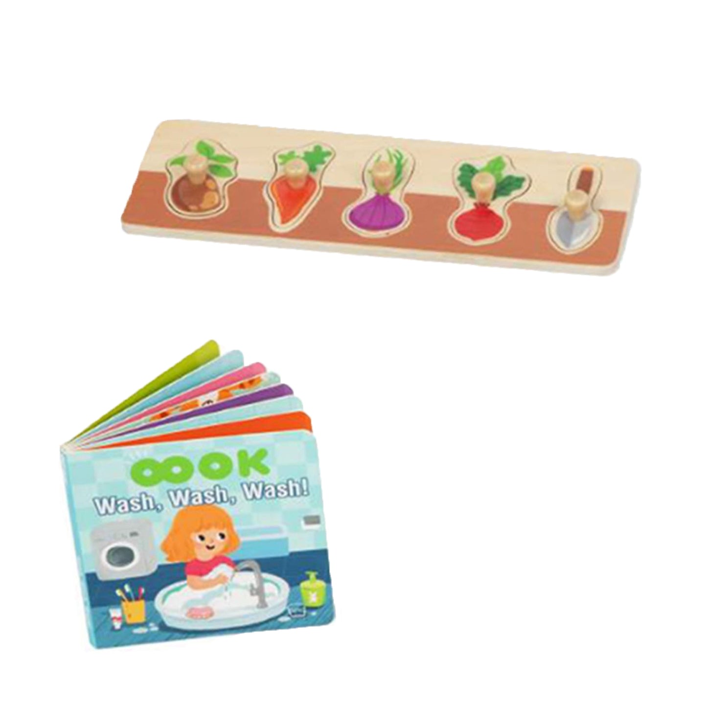 TOOKY TOY XXL Montessori edukacinė sensorinė dėžė su skirtingomis tekstūromis – vaizdas 10