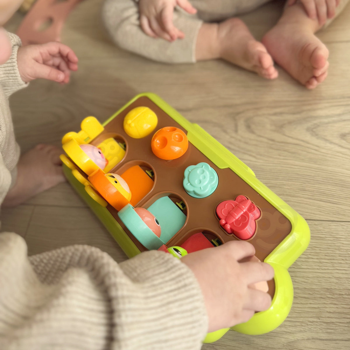 WOOPIE BABY Lavinamasis Žaislas Iššokantys Gyvūnėliai Ūkis