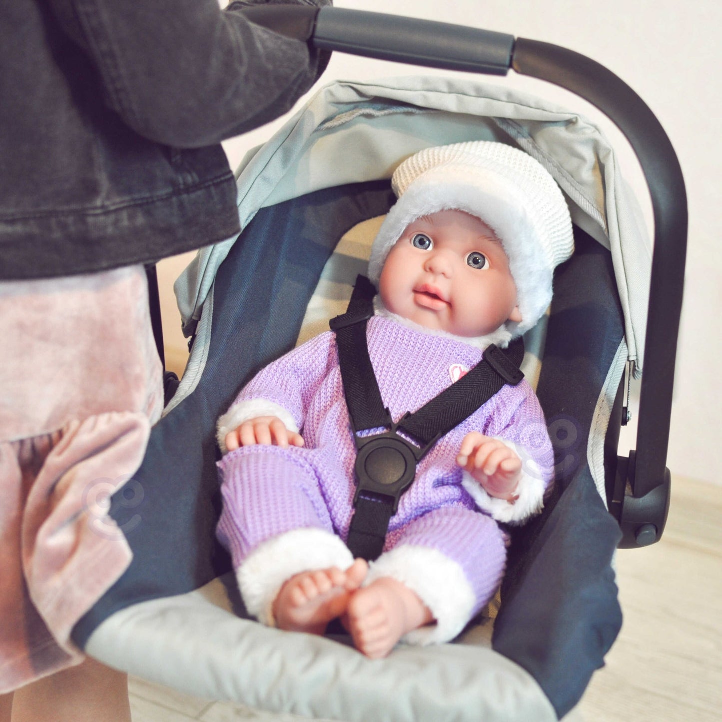 WOOPIE ROYAL Lėlių Nešiojamoji Kėdutė Lėlėms 33–48 cm