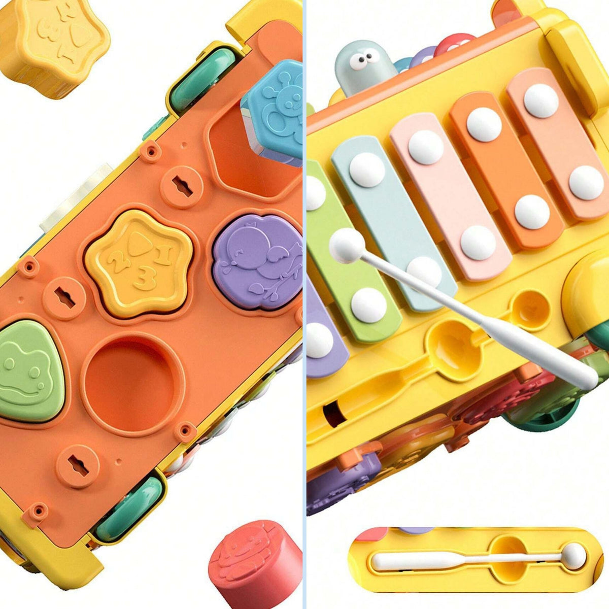 WOOPIE BABY Interaktyvus Montessori autobusiukas 6 in 1