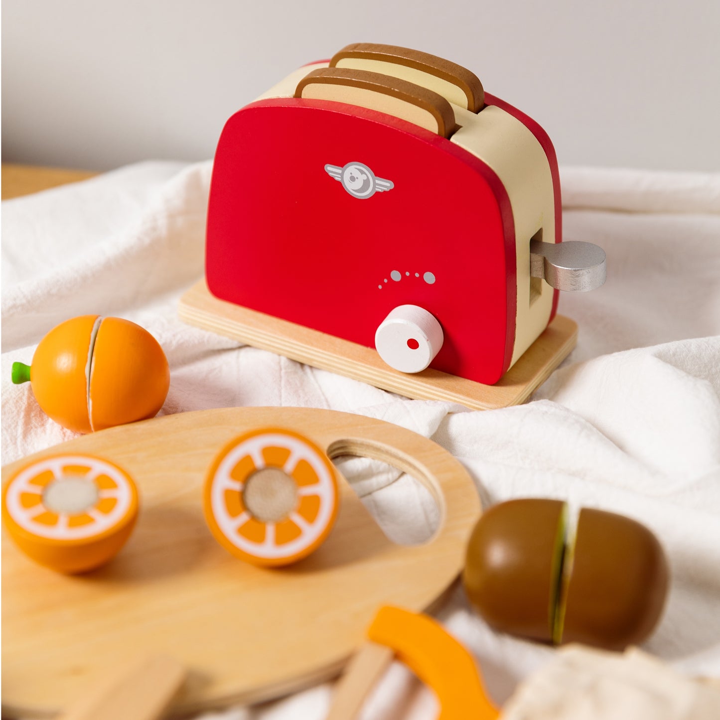 CLASSIC WORLD Medinis Velcro vaisių pjaustymo rinkinys – vaizdas 4