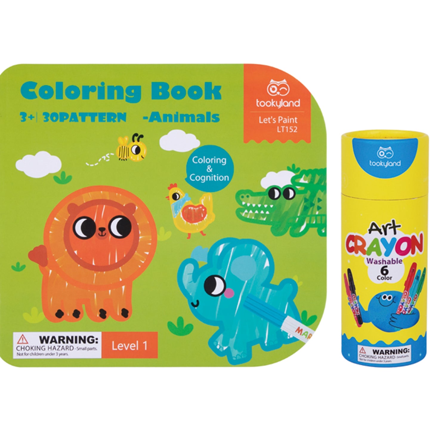 Tooky Toy edukacinis Montessori rinkinys 6in1: dėlionė, skaitliukai ir orų lenta, vaikams nuo 3 metų