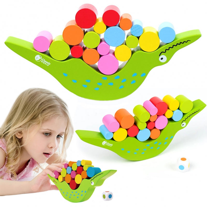 CLASSIC WORLD Balancing Arcade Game balansinis Krokodilas – vaizdas 2