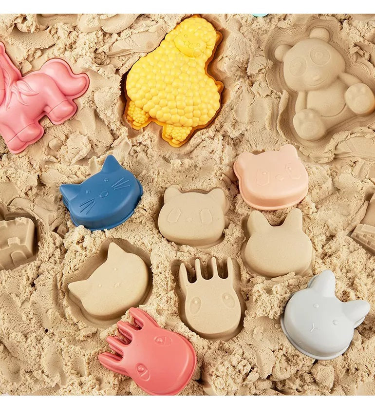 WOOPIE Smėlio rinkinys: formelės ir kastuvėliai, 21 el – vaizdas 4