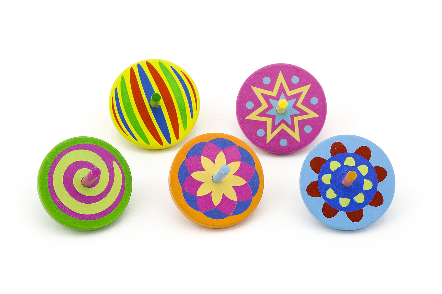 VIGA Spalvotas medinis vilkelis, 1 vnt.