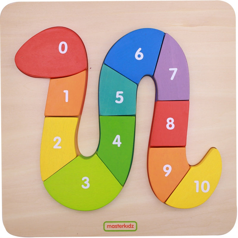 MASTERKIDZ medinė gyvatė skaičiuoti iki 10 – vaizdas 4