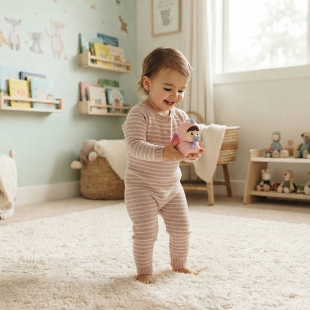 WOOPIE BABY Šliaužiantis Kūdikis su Šviesos ir Muzikos Efektais
