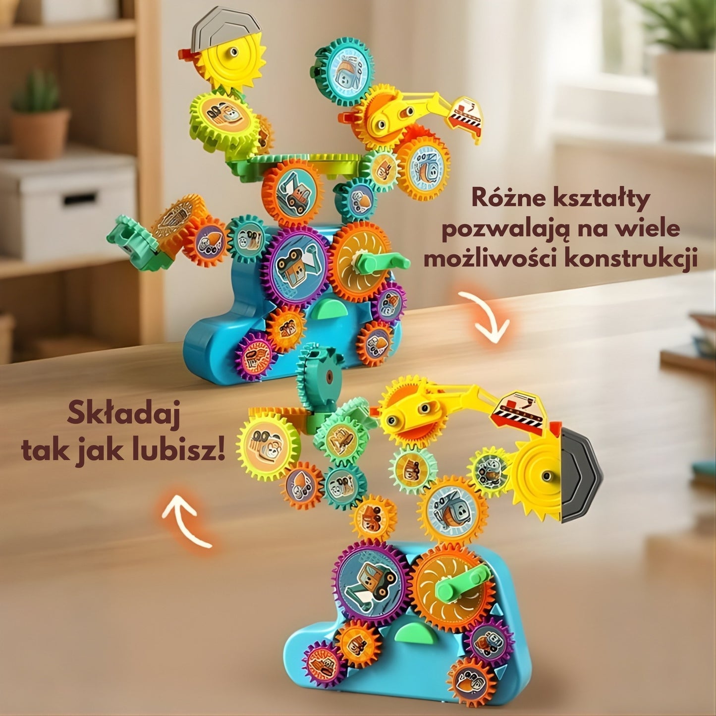 WOOPIE Interaktyvus Krumpliaračių Konstruktorius su Garsu 18 vnt.