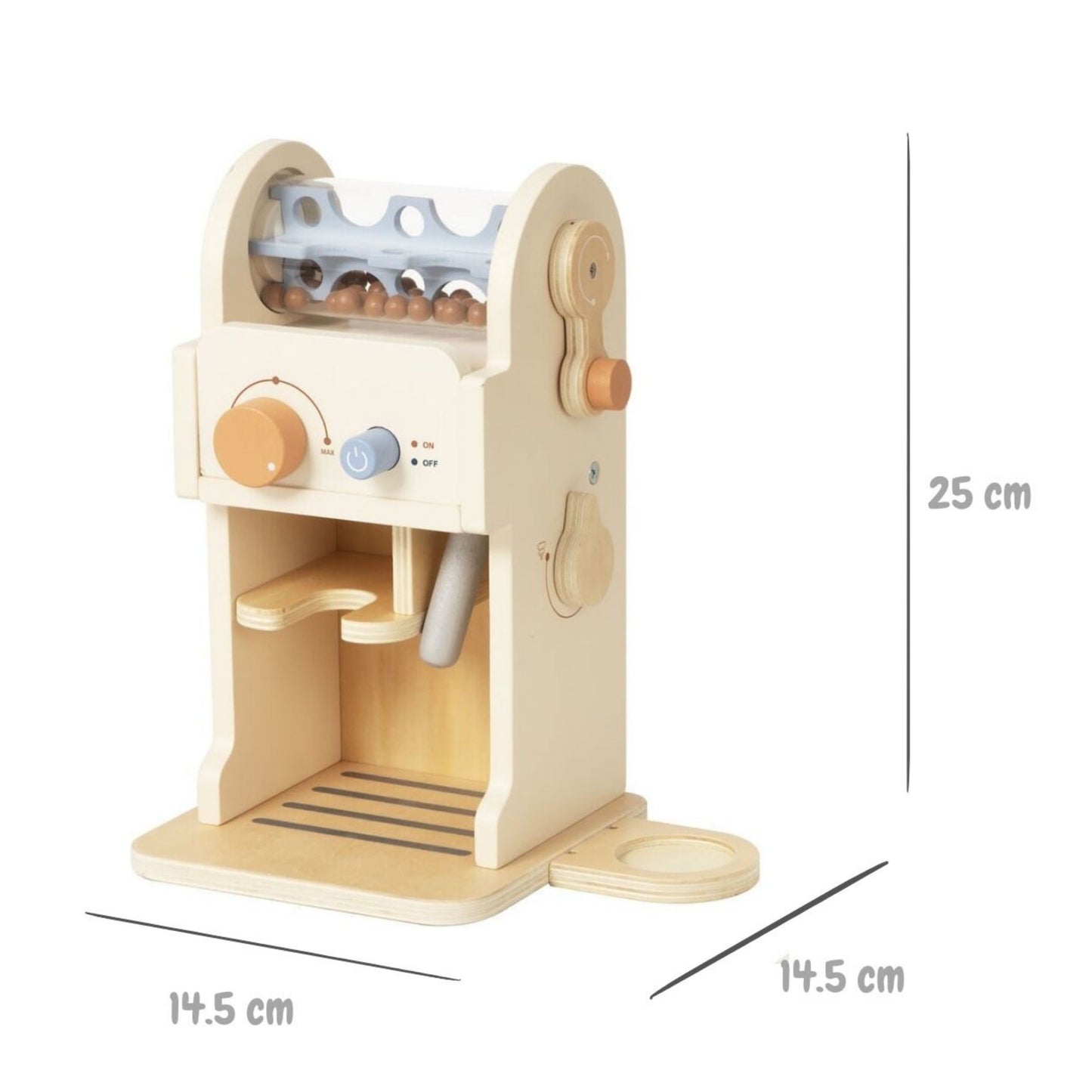 TOOKY TOY Medinis Kavos Aparatas Barista Espresso Rinkinys