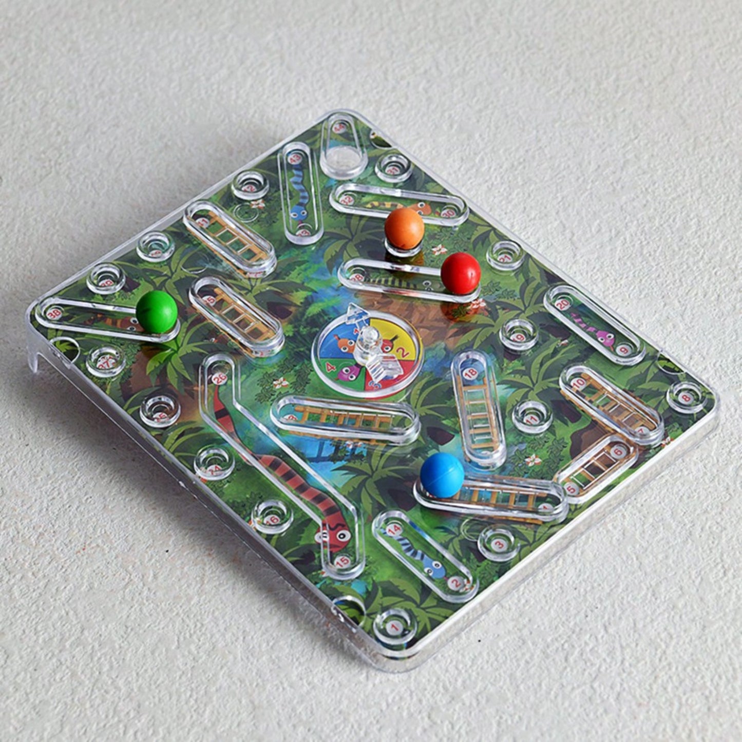 WOOPIE Klasikinis 3D Šeimos Stalo Žaidimas „Gyvatės ir Kopėčios“ – vaizdas 3