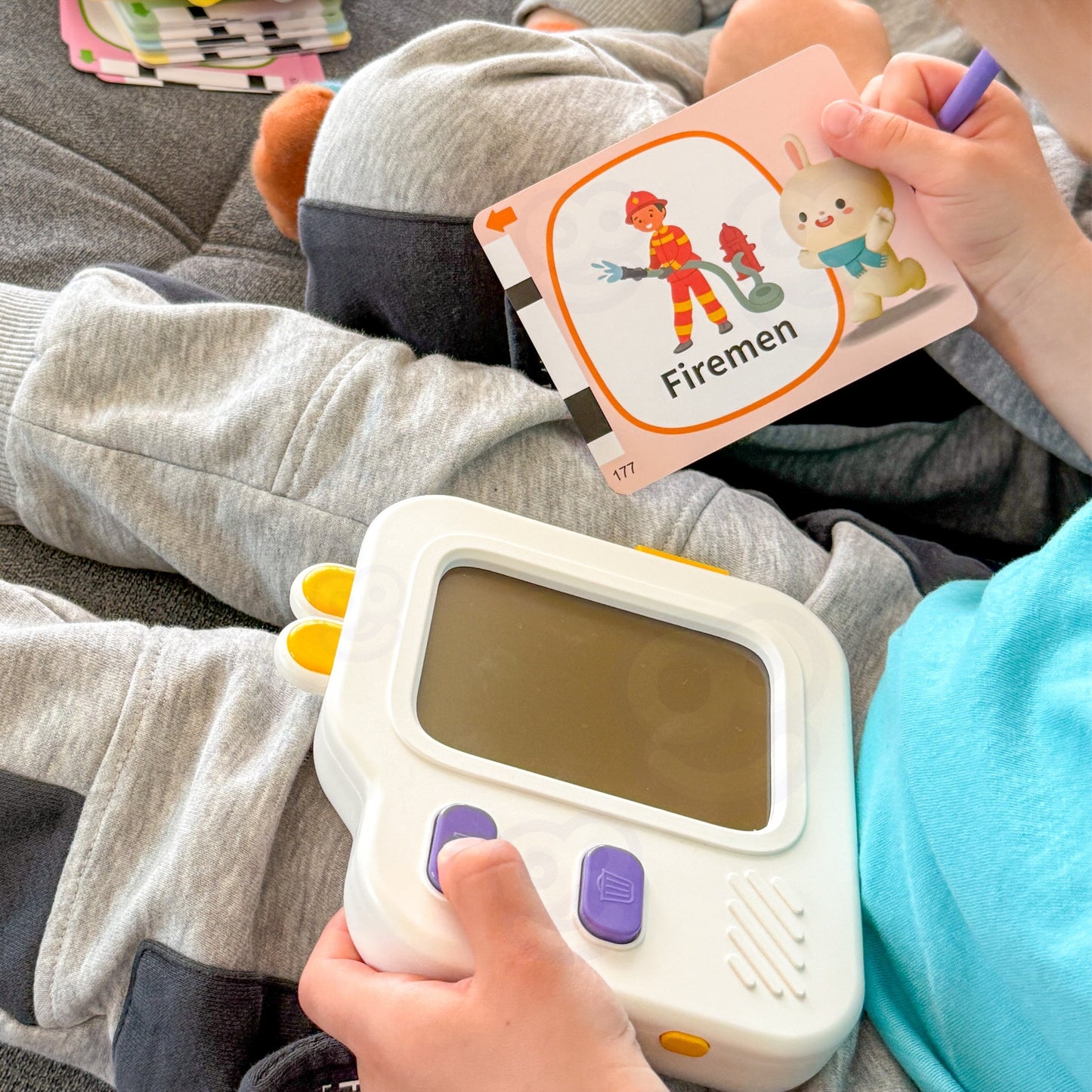 WOOPIE Grafinis Planšetas Anglų Kalbos Mokymuisi su Kortelių Skaitytuvu 120 vnt.