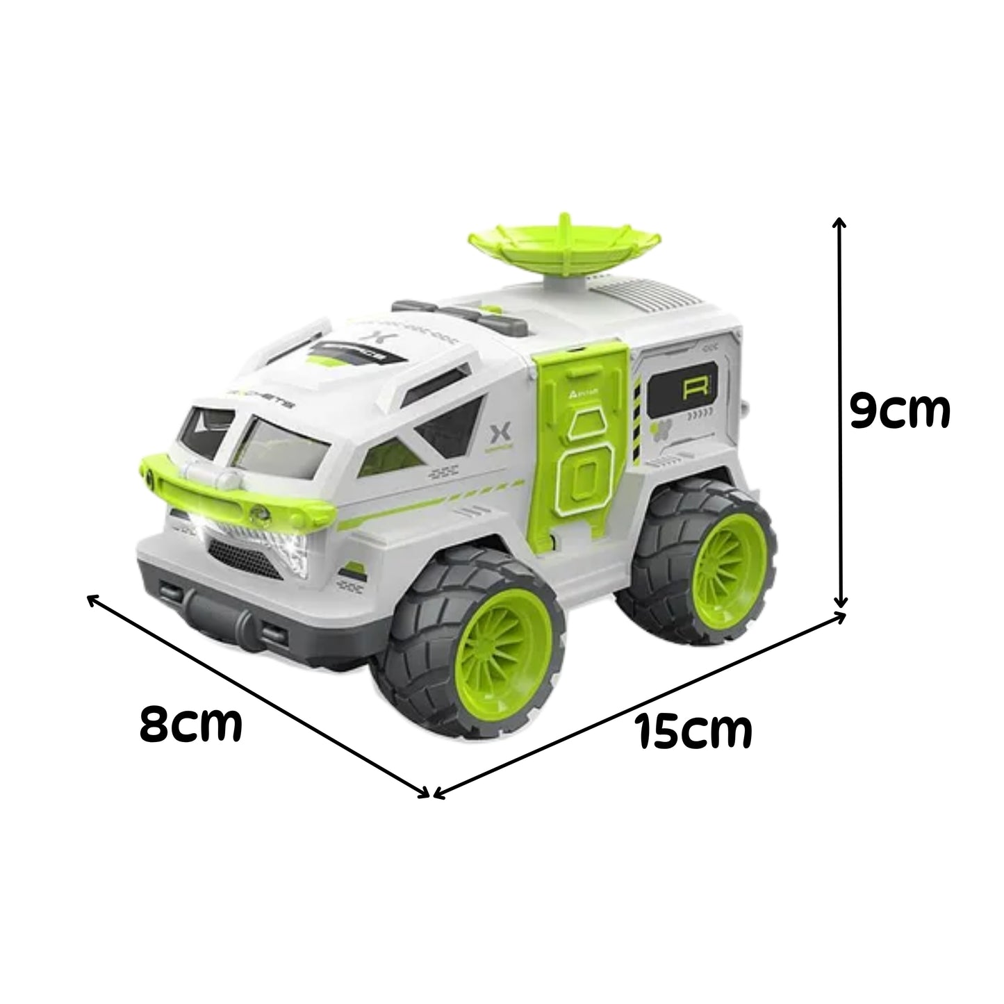 WOOPIE Didelis interaktyvus kosminis roveris Space Set – vaizdas 4