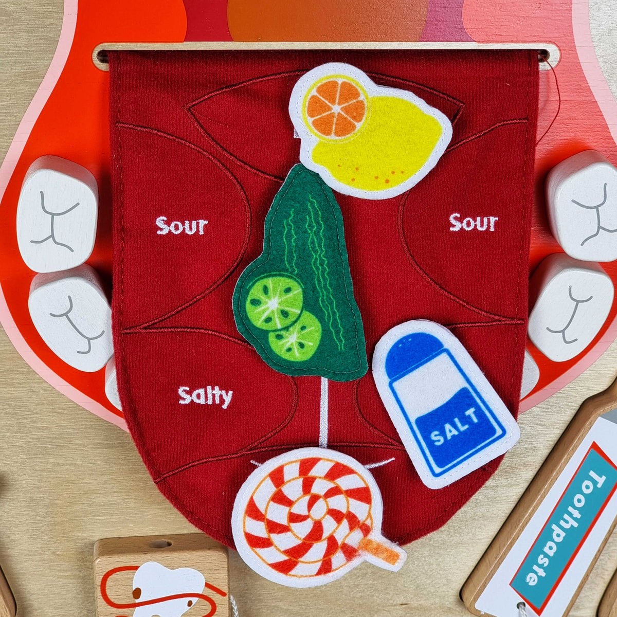 MASTERKIDZ Burnos higienos Montessori sieninė lenta