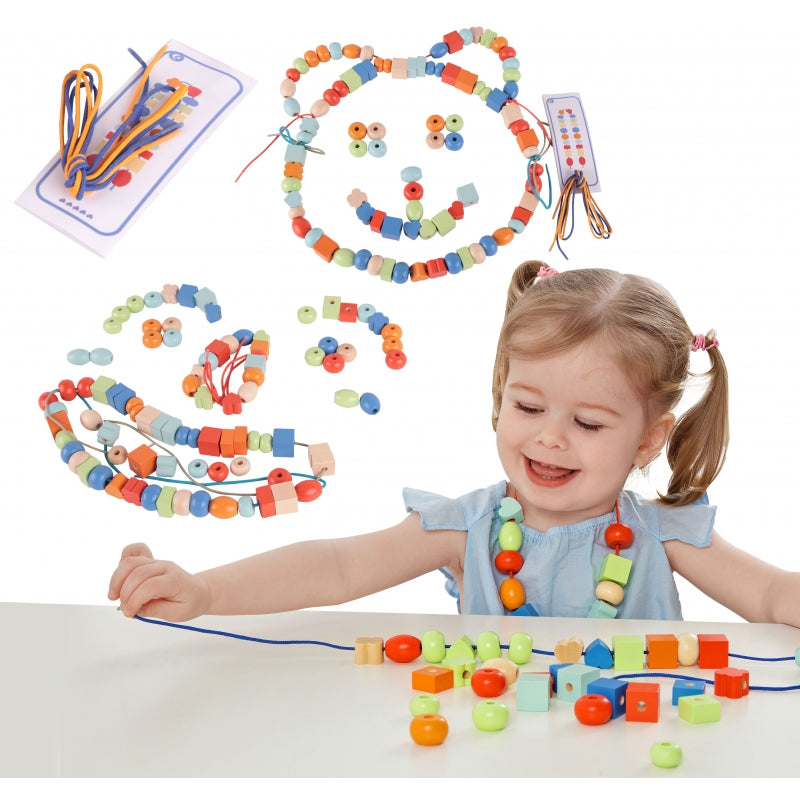 CLASSIC WORLD Mediniai vėrimo karoliukai, 96 vnt – vaizdas 2