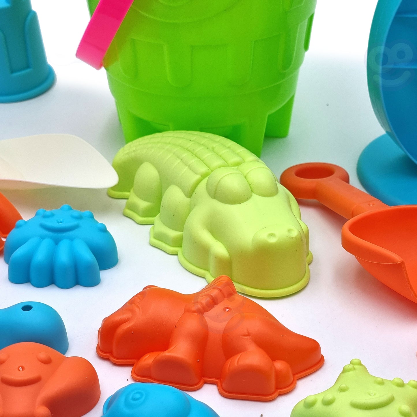 Woopie didelis smėlio žaislų rinkinys su kibirėliu – 25 dalys – vaizdas 3