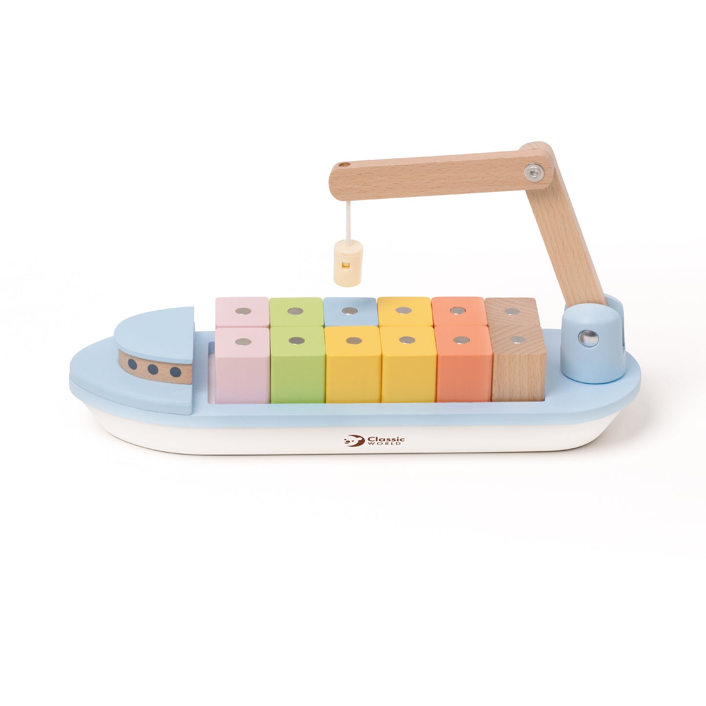 CLASSIC WORLD mediniai laivų krovimo blokai 13 vnt – vaizdas 4