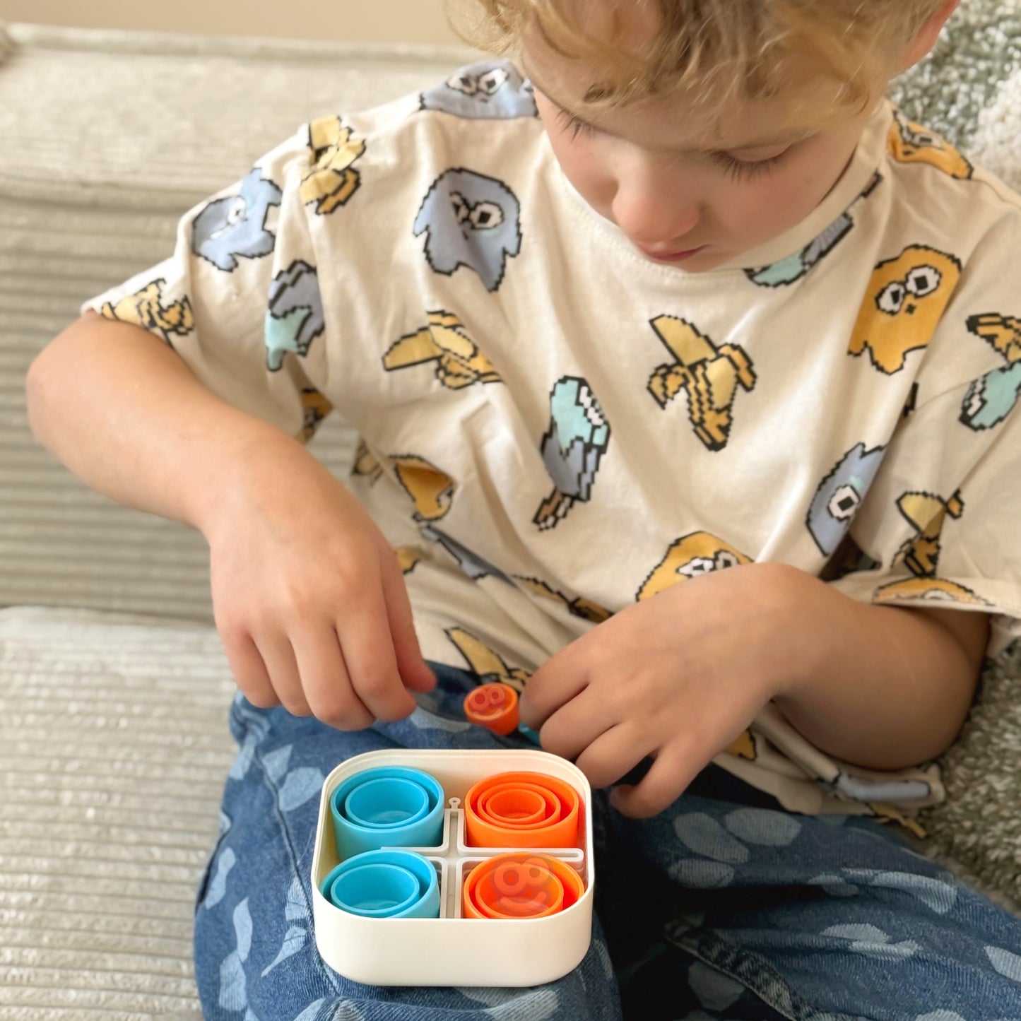 WOOPIE IQ Loginis nešiojamas žaidimas Kryžiukai-nuliukai Kačiukai dėžutėje – vaizdas 3