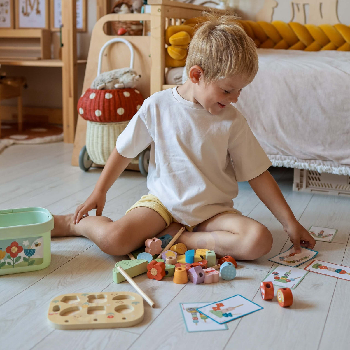 TOOKY TOY Magic Garden 5in1 Montessori lavinamoji dėžė