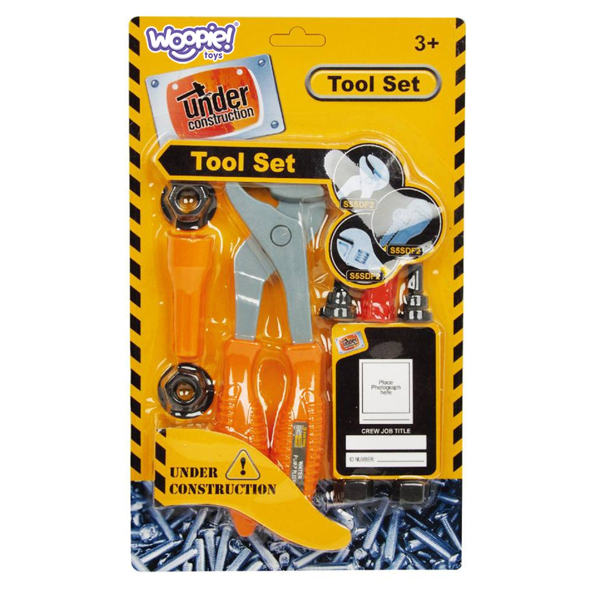 WOOPIE Mažojo meistro įrankių rinkinys su reguliuojamomis replėmis – vaizdas 2